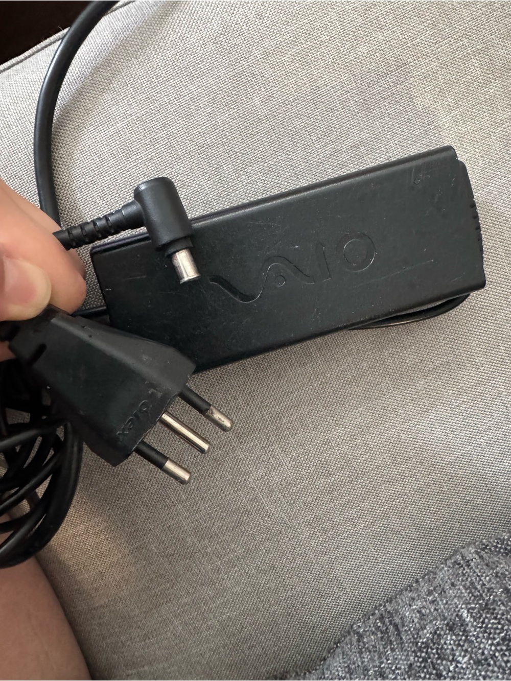 Sony Black VAIO Laptop Power Adapter with Barrel Connector